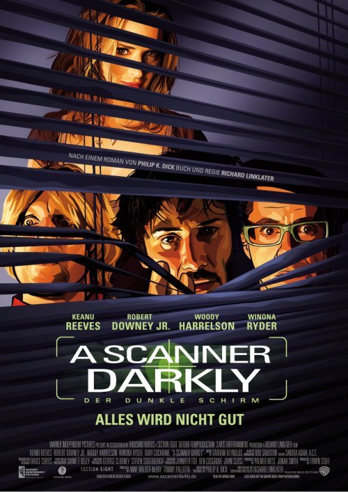 A Scanner Darkly Dunkle Schirm Plakat A Scanner Darkly Dunkle Schirm Plakat
