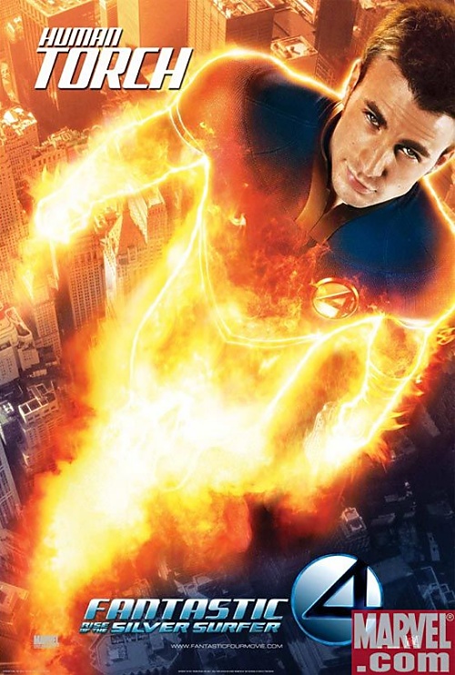 Johnny Storm Kinoposter Die Fackel Kinoposter