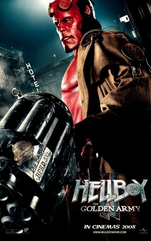 Hellboy 2 Golden Army Poster Hellboy 2 Golden Army Poster