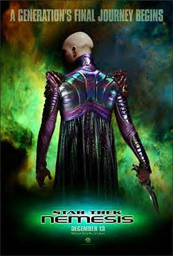 Star Trek Nemesis Kinoposter Star Trek Nemesis Kinoposter