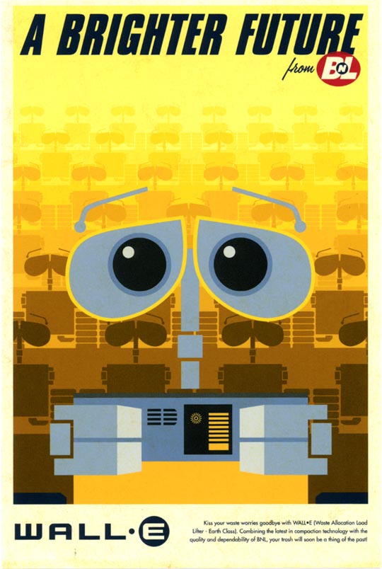 Wall-E Kinoposter Wall-E Kinoposter