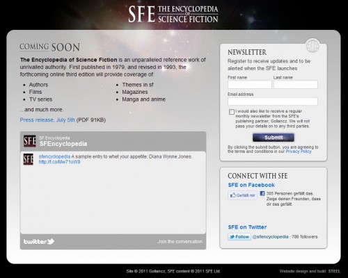 Encyclopedia of Science Fiction Online