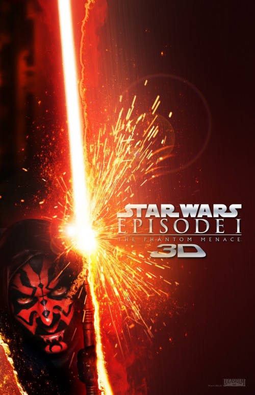 Kinoposter zu Star Wars: Episode 1 – Die dunkle Bedrohung 3D