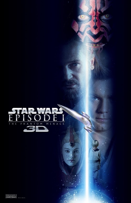 Kinoposter zu Star Wars: Episode 1 – Die dunkle Bedrohung 3D